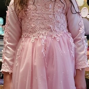 Pink pageant gown
